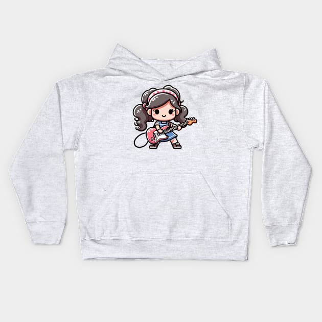 A Whimsical Tribute to American Culture in Cartoon Style T-Shirt Kids Hoodie by ragil_studio